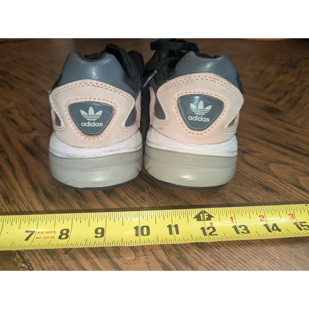 Adidas Falcon Black Pink Womens Size 8.5 Shoes Sneakers Art B93923